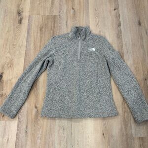 The North Face Heathered Gray Fleece Jacket